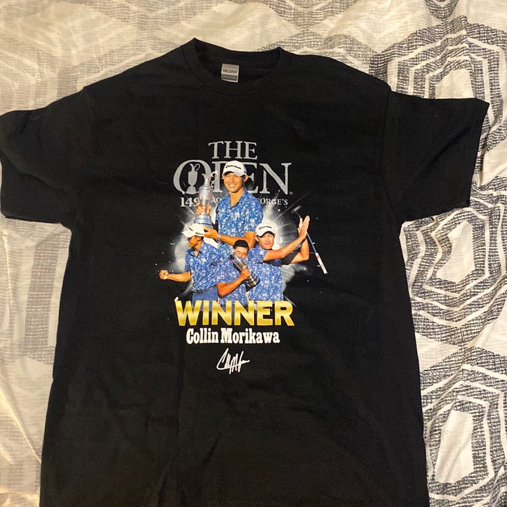 Collin Morikawa US OPEN shirt size medium. Brand new